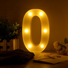 Load image into Gallery viewer, Luminous LED Letter Night Light Creative 26 English Alphabet Number Battery Lamp Romantic Wedding Party Decoration